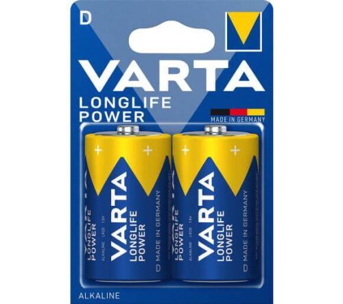 Pilha Alcalina 2x LR20 / D Longlife - VARTA