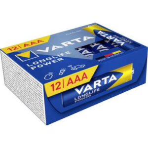 Pack 12x Pilhas 1.5V Alcalinas LR03 AAA - VARTA