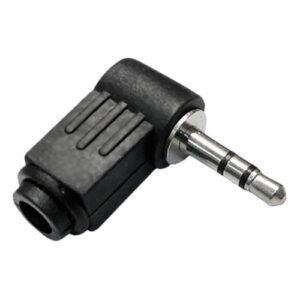 Ficha Jack Stereo 3.5mm Macho Curva