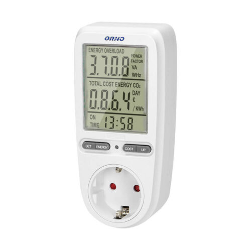 Medidor Digital de Custos de Energia. Potência. Corrente. Frequência. ... (3680W) - ORNO