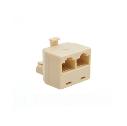 Ficha Dupla / Splitter 8 Contactos RJ45