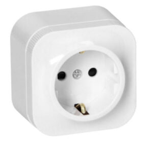 Tomada Exterior Quadrada SCHUKO 16A 250V