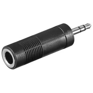 Adaptador Stereo Jack 3.5mm Macho - Jack 6.3mm Fêmea