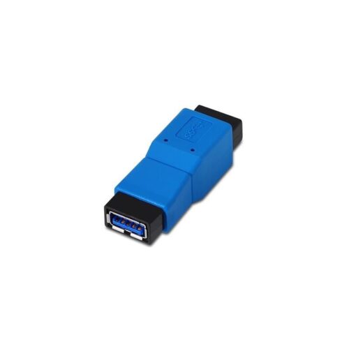 Adaptador União USB A 3.0 Fêmea - USB A 3.0 Fêmea (Azul) - NANOCABLE