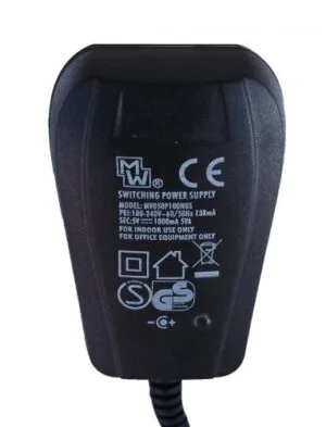 Fuente de alimentación AC/DC 5V 1A con enchufe de 3.2 x 1.2 mm