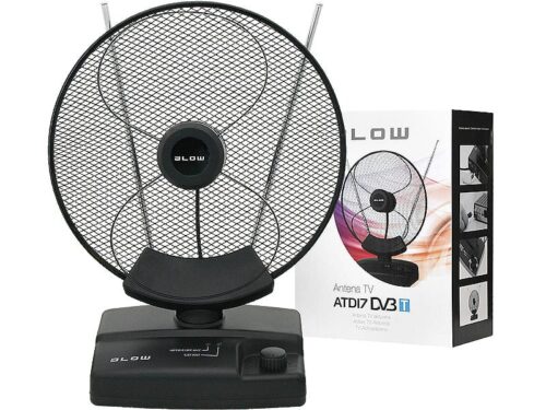 Antena TV Interior Amplificada UHF - VHF - FM - TDT 36dB - BLOW