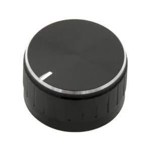 Botão Alumínio p/ Potenciómetro - 28 x 17 mm