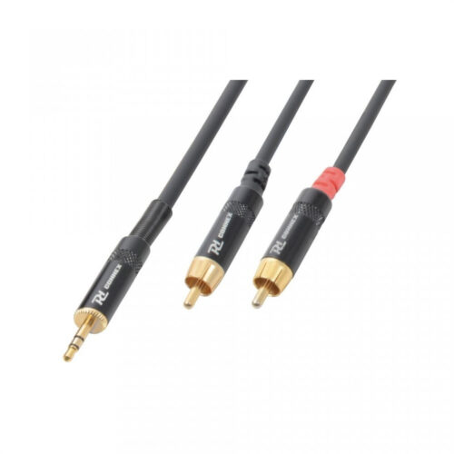 Cabo Jack 3.5mm Macho Stereo / 2x RCA Macho - 1.5 metros - PD Connex