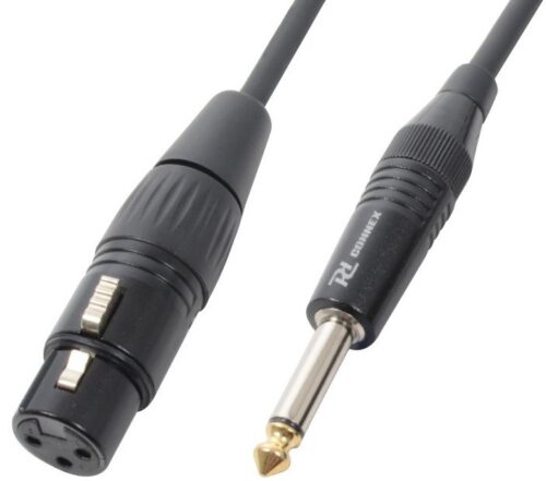 Cabo Jack 6.3mm Macho Mono - XLR Fêmea 6 metros - Profissional