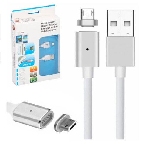 Cabo Magnético USB A - micro USB Macho 1 metro - ALL Ride