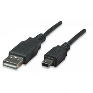 Cabo USB A 2.0 p/ mini USB - 1.8 metros