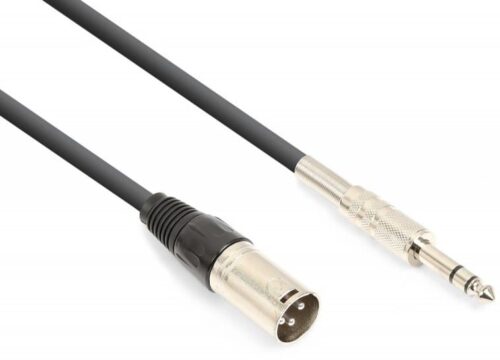 Cabo XLR Macho - Jack 6.35mm Macho Stereo - 3 metros
