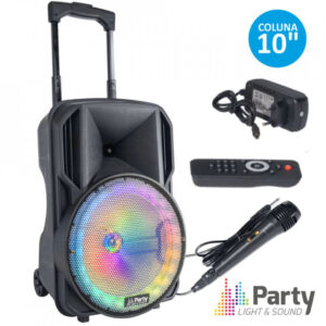 Sistema de Som Portátil Party 12'' 30cm 700W com USB Bluetooth - Fm e  Microfone VHF - Colunas - Compra na