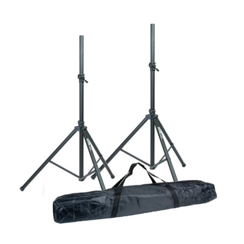 Conjunto 2 Tripés Coluna (175cm - 40 kg) + Bolsa de Transporte - Master Audio