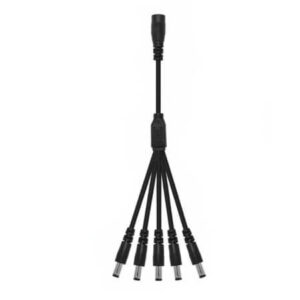 Derivador de Alimentação DC 5.5x2.1mm Fêmea - 5 DC Macho