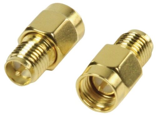 Emb. 2x Fichas Adaptadoras SMA Femea (Polarida Inversa) - SMA Macho