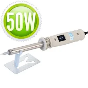 Soldador profesional con interruptor 50W 220-240V