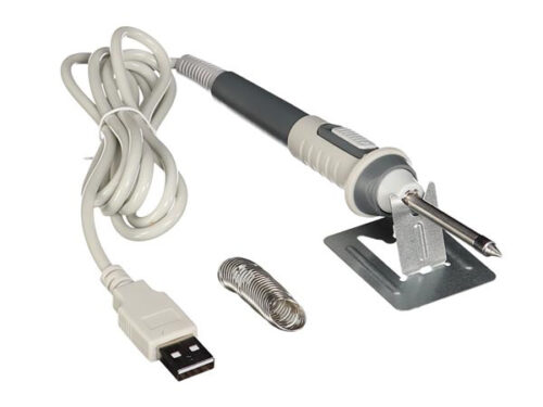 Ferro de Soldar USB com suporte