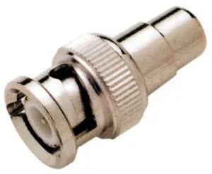 Adaptador Enchufe BNC Macho - RCA Hembra