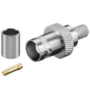 Ficha BNC Fêmea Cravar p/ RG59