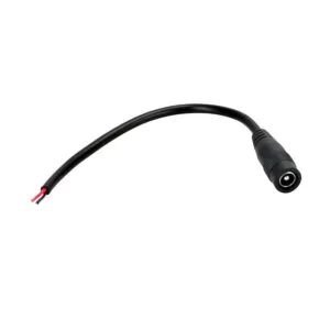 Ficha DC Fêmea c/ fio 5.5 x 2.1mm