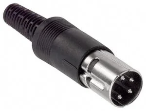 Enchufe DIN 4 pines macho