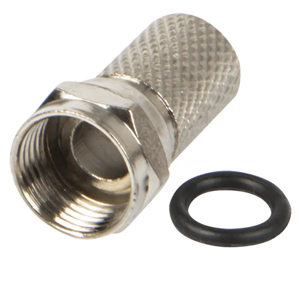 Ficha F c/ Vedação 6.5mm p/ Cabo RG6