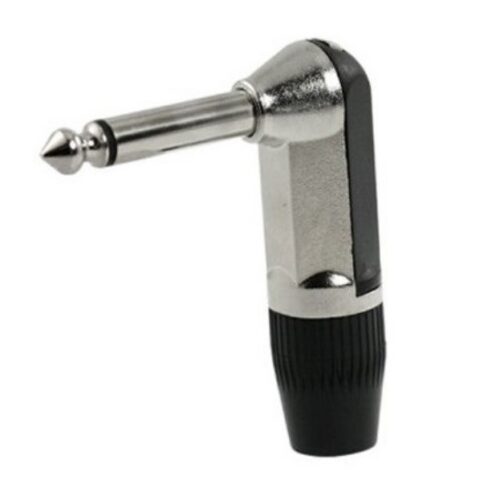 Ficha Jack 6.3mm Macho Mono 90º
