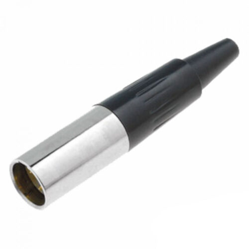 Ficha mini-XLR Macho 4 pinos