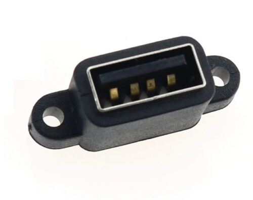 Ficha USB 2.0 Fêmea painel