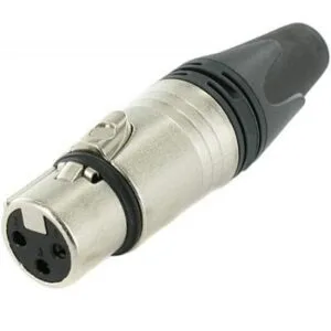 Enchufe XLR hembra de 3 pines (alta calidad)