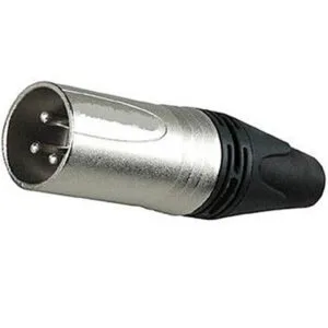 Enchufe XLR 3 Pines Macho (Alta Calidad)