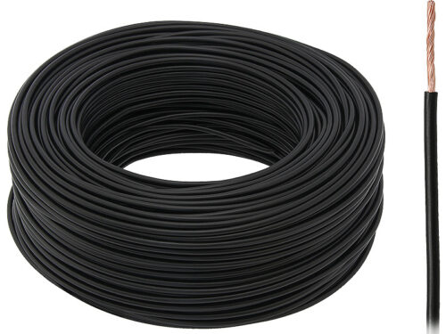 Fio Elétrico Multifilar 0.75mm² Preto (metro)