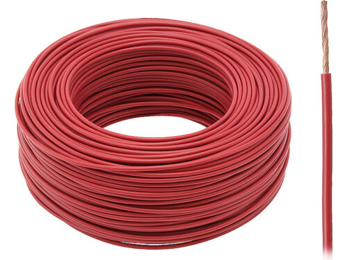 Fio Elétrico Multifilar 0.75mm² Vermelho (metro)