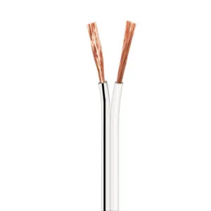 Cable de columna blanco CCA 2x 1.5 mm (metro)
