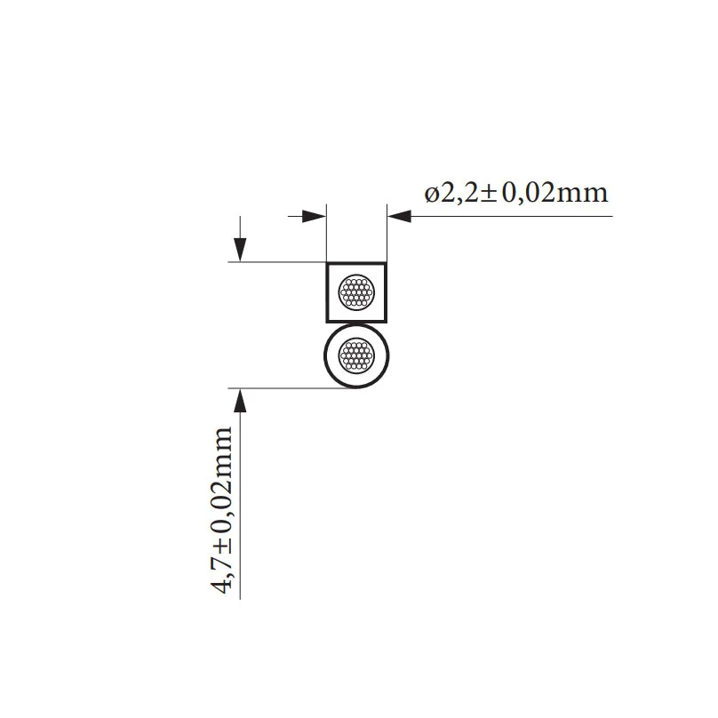Cable de altavoz CCA 2x 0.75 mm - metro - Imagen 2