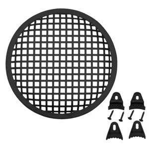 Grelha em Metal para Altifalante de 20cm (8″) c/ Suportes + Parafusos