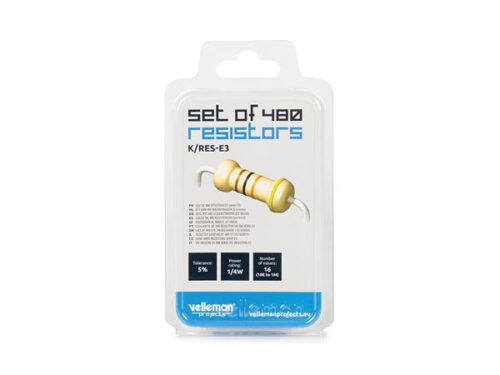 Kit Resistências 480 Pcs - 10R a 1M