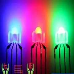 LED RGB rojo/verde/azul de 3 mm