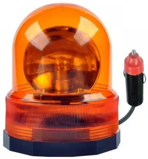 Luz de Emergência Magnética 12V Laranja