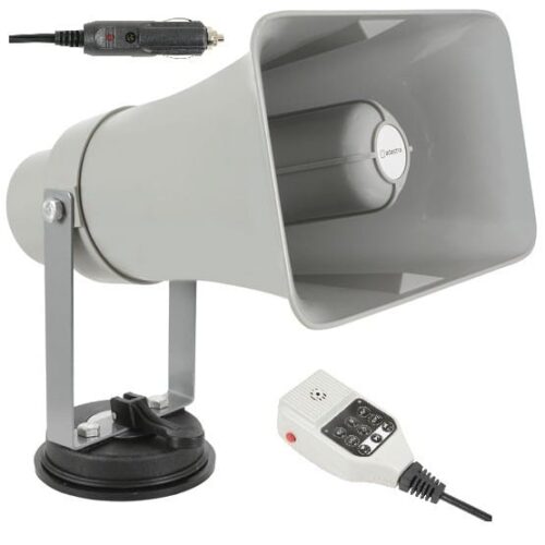Megafone de Veiculo c/ Leitor USB / SD Bluetooth e Looper 25W