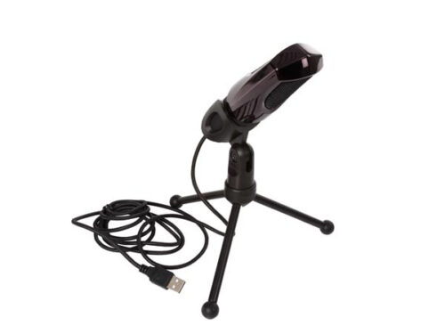 Microfone c/ Suporte p/ PC USB