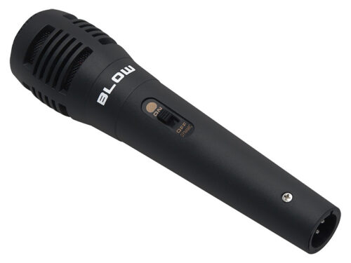 Microfone Dinâmico Preto c/ cabo PRM203 BLOW