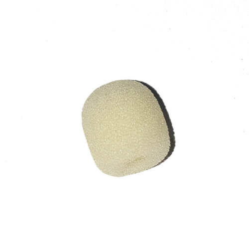 Mini Esponja Microfone Cabeça Cor de Pele Clara - 12 x 9 x 3 mm