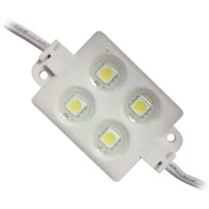 Modulo de 4 LED'S SMD Blanco Frio 12V