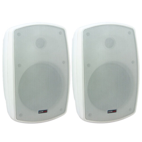Colunas Passivas 6.5" IP65 Interior/Exterior 100W 8 Ohm (Par) Brancas - MASTER AUDIO