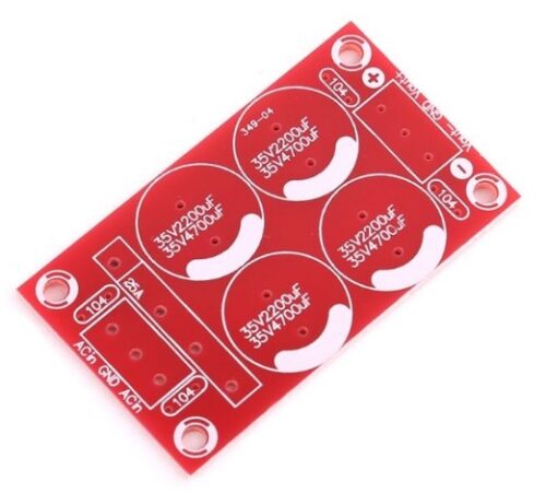 Placa CI para Rectificação e Filtragem p/ 4 Condensadores