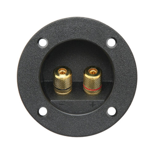 Placa Ligação Coluna Terminais Dourados 74mm