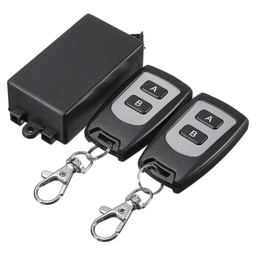 Receptor / Controlador 1 Canal 12V 200 metros c/ 2 Comandos - ON/OFF