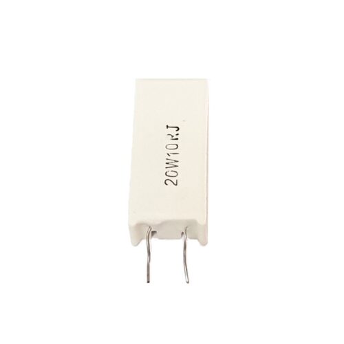 Resistência Bobinada Cerâmica Vertical 20W 10R